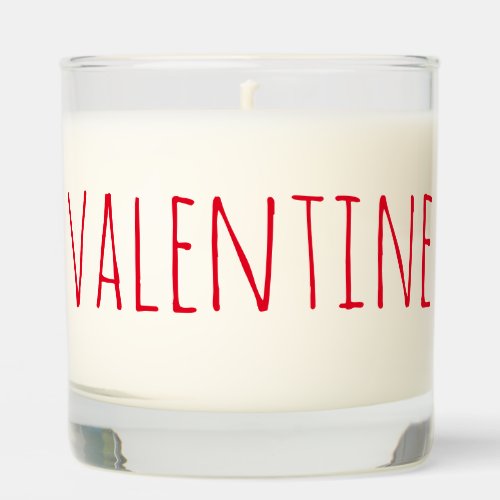 Valentine Scented Jar Candle