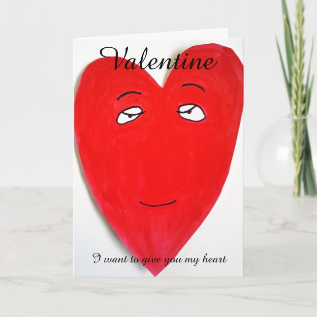 VALENTINE SECRET ADMIRER joke card (Front)