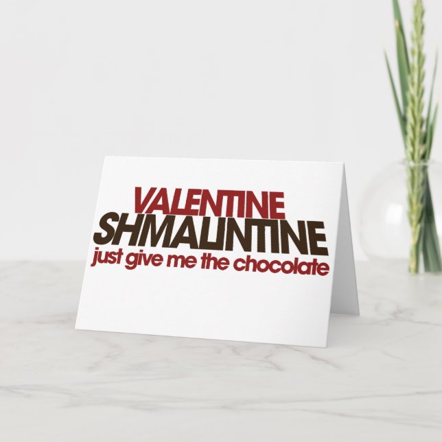 Valentine Shmalintine Holiday Card (Front)