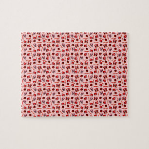 Valentine Skully Tats Jigsaw Puzzle