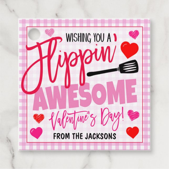 Valentine Spatula Gift Tag (Front)