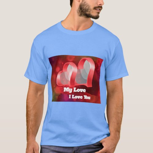 Valentine Special Round Neck Cotton T_shirt