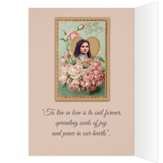 Valentine St. Therese Catholic Religious Nun (Inside (Left))