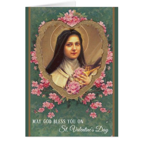 Valentine St Therese Catholic Religious Nun