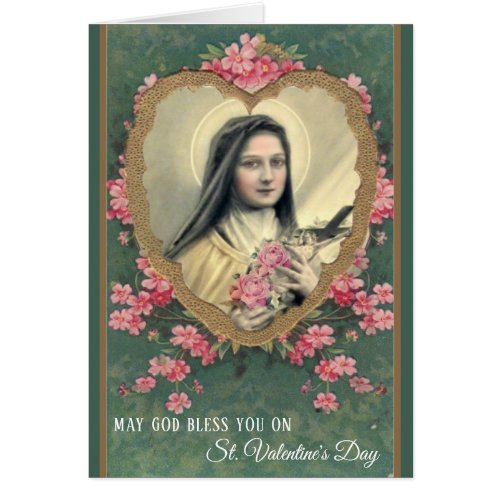 Valentine St Therese Catholic Religious Nun