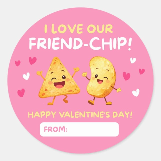 Valentine Stickers Printable for Kids (Front)