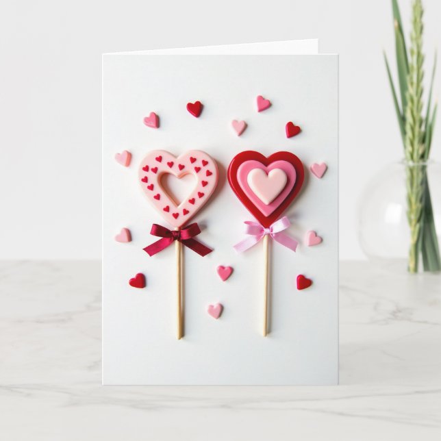 Valentine Sweet Hearts Card (Front)