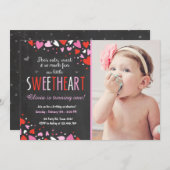 Valentine Sweetheart Birthday Party Invitation (Front/Back)