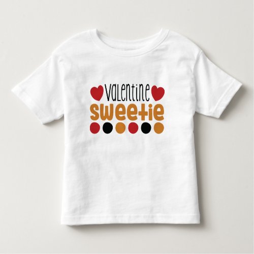Valentine sweetie cute kids toddler t_shirt