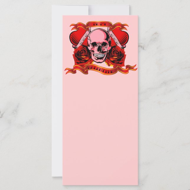 Valentine Tattoo Skull Hearts (Front)