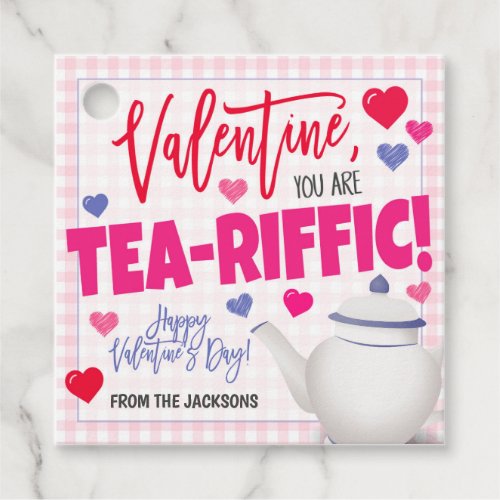 Valentine Tea Gift Tag