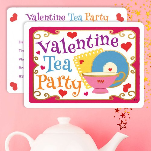 Valentine Tea Party Invitation
