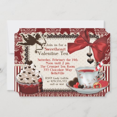 Valentine Tea Party Invitations