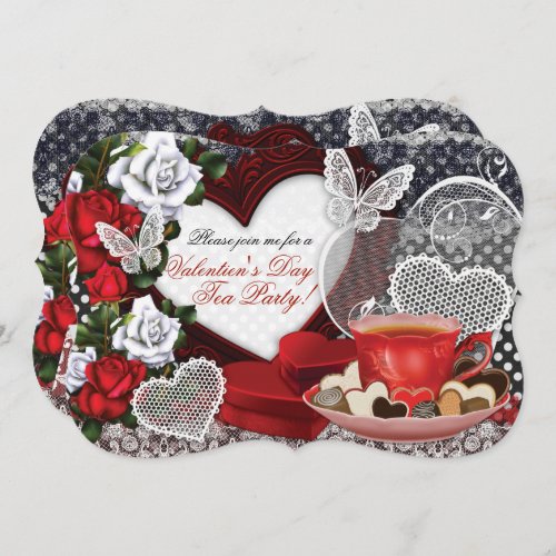 Valentine Tea Party Invitations