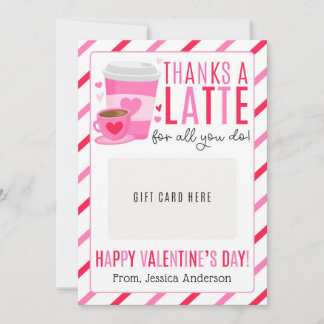 Valentine Teacher Appreciation Gift Card Holder