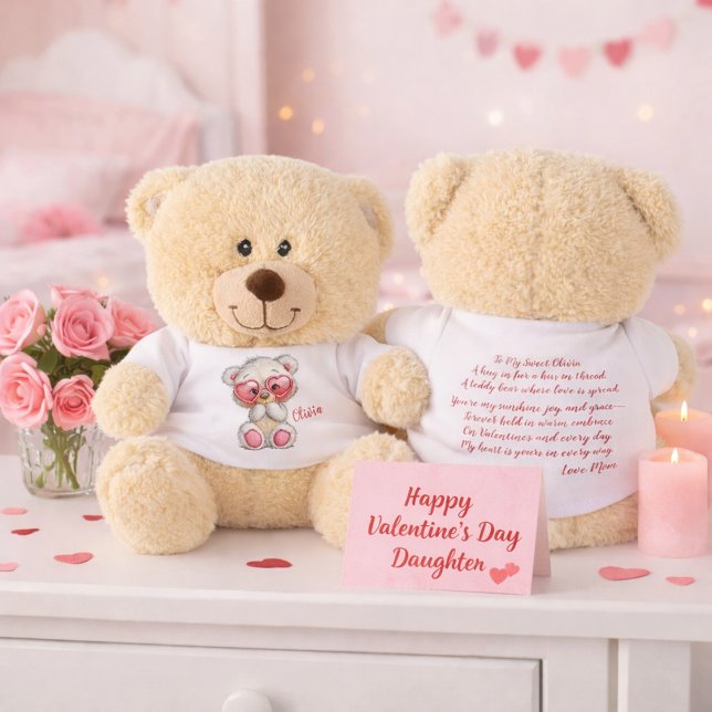 Valentine Teddy Bear for Daughters (Creator Uploaded)