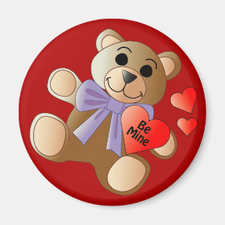 Valentine Teddy Bear Magnet