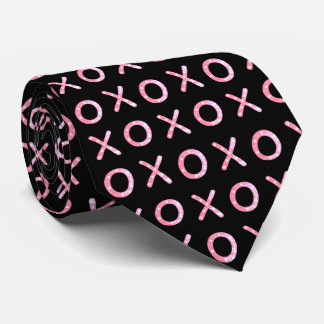 Valentine Tie Black and Pink