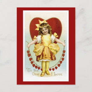 Valentine To The One I Love Holiday Postcard