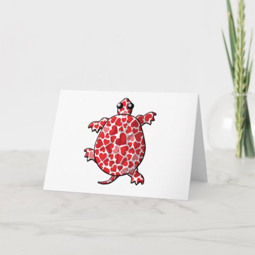 Valentine Turtles Holiday Card