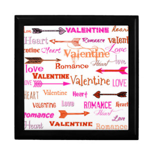 Valentine Typography Gift Box