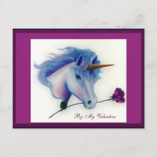 Valentine Unicorn Postcards