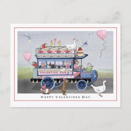 Valentine Van Postcard