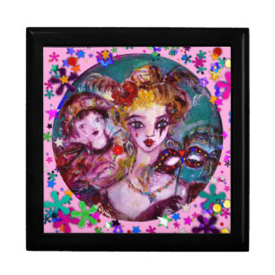 VALENTINE VENETIAN MASQUERADE CONFETTI KEEPSAKE BOX