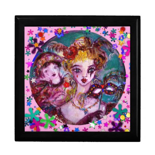 VALENTINE VENETIAN MASQUERADE CONFETTI KEEPSAKE BOX