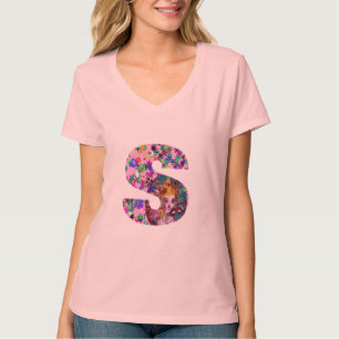 VALENTINE VENETIAN MASQUERADE MONOGRAM S LETTER T-Shirt