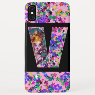 VALENTINE VENETIAN MASQUERADE MONOGRAM V LETTER iPhone XS MAX CASE