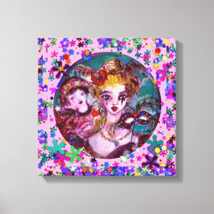 VALENTINE VENETIAN MASQUERADE PARTY CANVAS PRINT