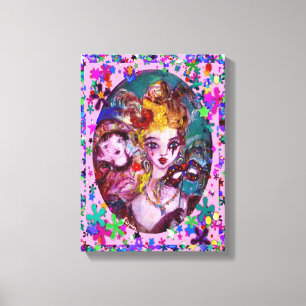 VALENTINE VENETIAN MASQUERADE PARTY CANVAS PRINT