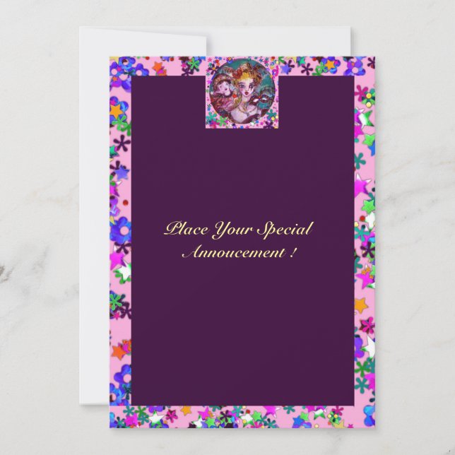 VALENTINE VENETIAN MASQUERADE PARTY INVITATION (Front)