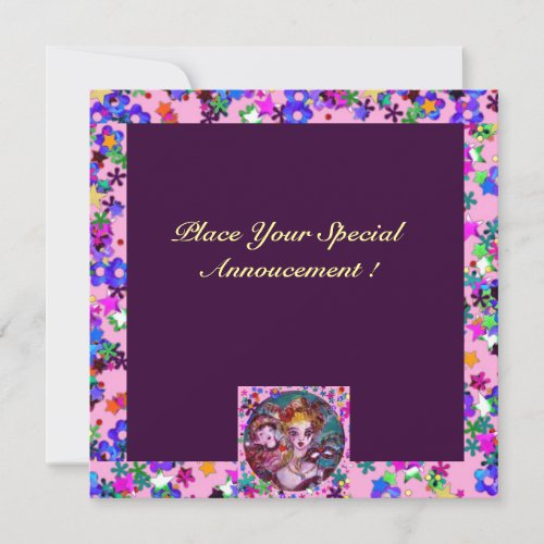 VALENTINE VENETIAN MASQUERADE PARTY INVITATION