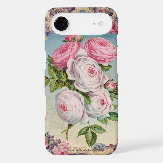 Valentine Victorian Roses Case-Mate iPhone Case (Back)
