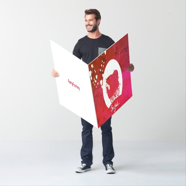 Valentine Wagon greeting card (In Situ)