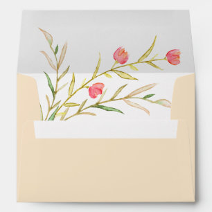 Valentine Watercolor Envelope