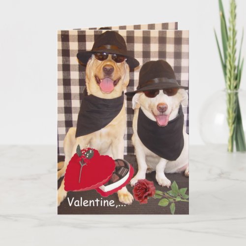 Valentine were two of a kind holiday card