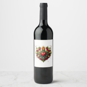 Valentine Wine Label