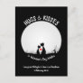 Valentine Wishes Adorable Cat Couple Heart Moon Holiday Postcard