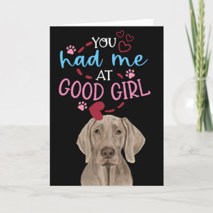 Valentine Wishes from your Weimaraner Holiday Card