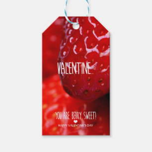 Valentine, you are berry sweet! gift tags