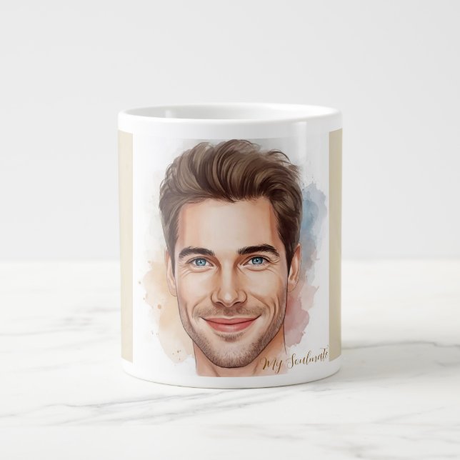 Valentine, You have the Ability to Make me feel Giant Coffee Mug (Front)