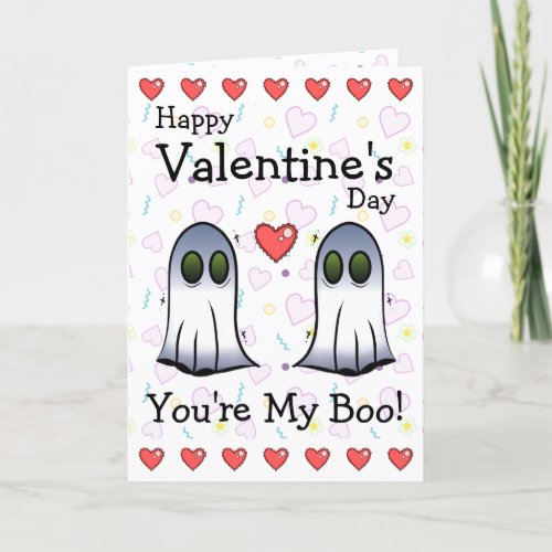 Valentine Youre My Boo Personalized  Holiday Card