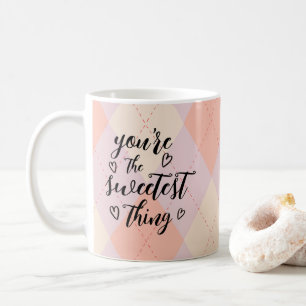 Valentine You're the Sweetest Thing Colorful Coffee Mug