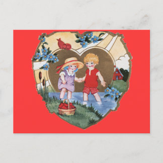 valentinekids holiday postcard
