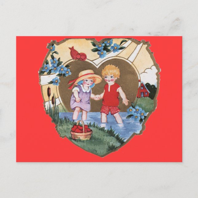 valentinekids holiday postcard (Front)