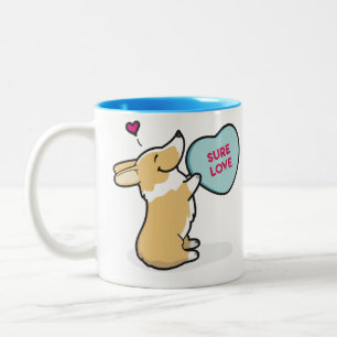 Valentine's 2015-Pembroke Corgi-Red Coffee Mug