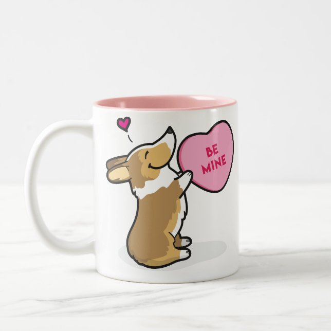Valentine's 2015-Pembroke Corgi-Sable Coffee Mug (Left)